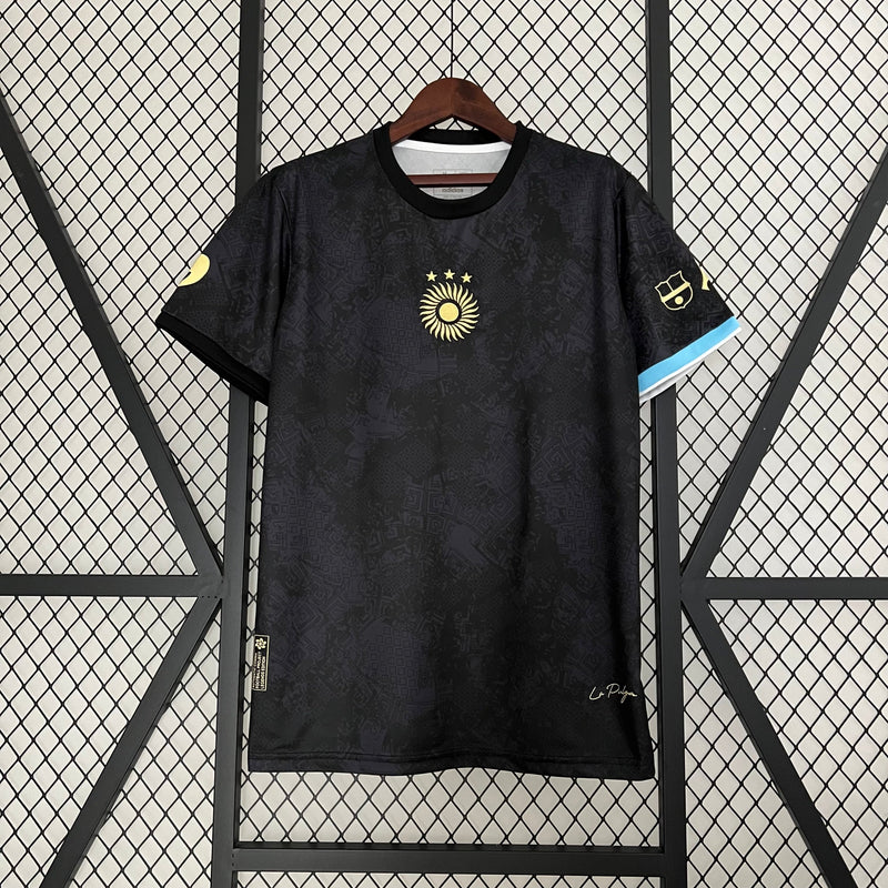 Camisa Argentina Edição The GOAT "La Pulga" 24/25 - Torcedor Lançamento