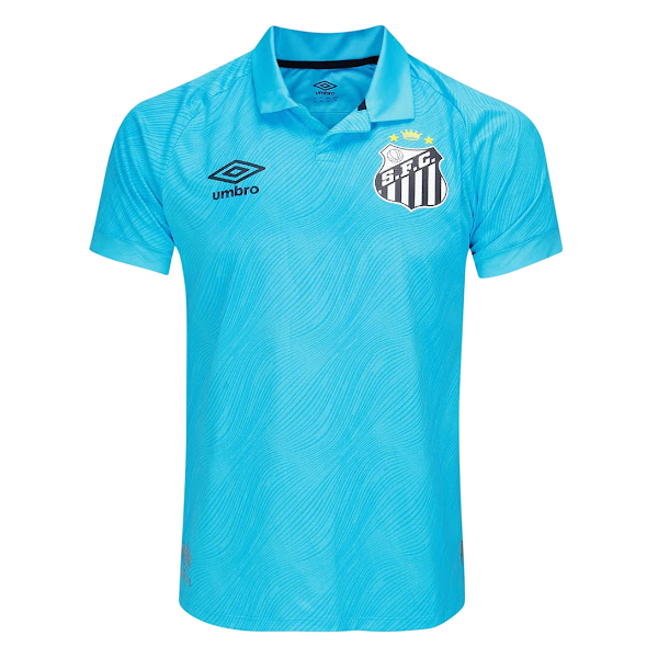 Camisa Santos 2025/2026 Com Patrocínios - Torcedor Masculino - Azul