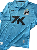 Camisa Santos 2025/2026 Com Patrocínios - Torcedor Masculino - Azul