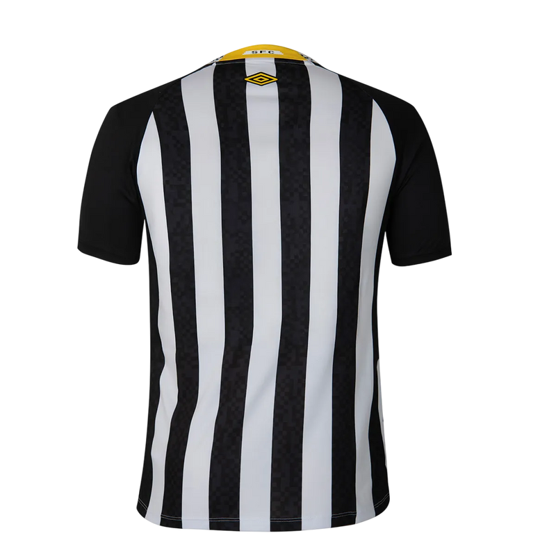 Camisa Santos Away 25/26 - Torcedor Masculino - Preto e Branco