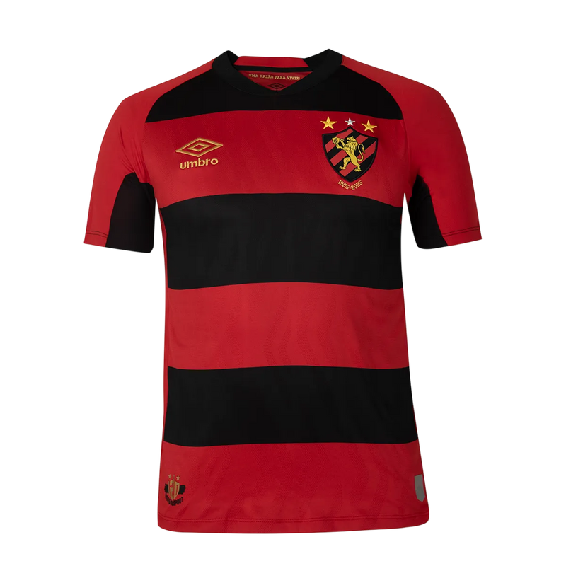 Camisa Sport Recife Home 25/26 - Torcedor Masculino - Vermelho e Preto