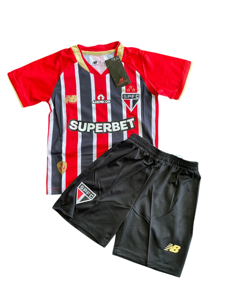 Kit Infantil São Paulo - Away - 2025/26