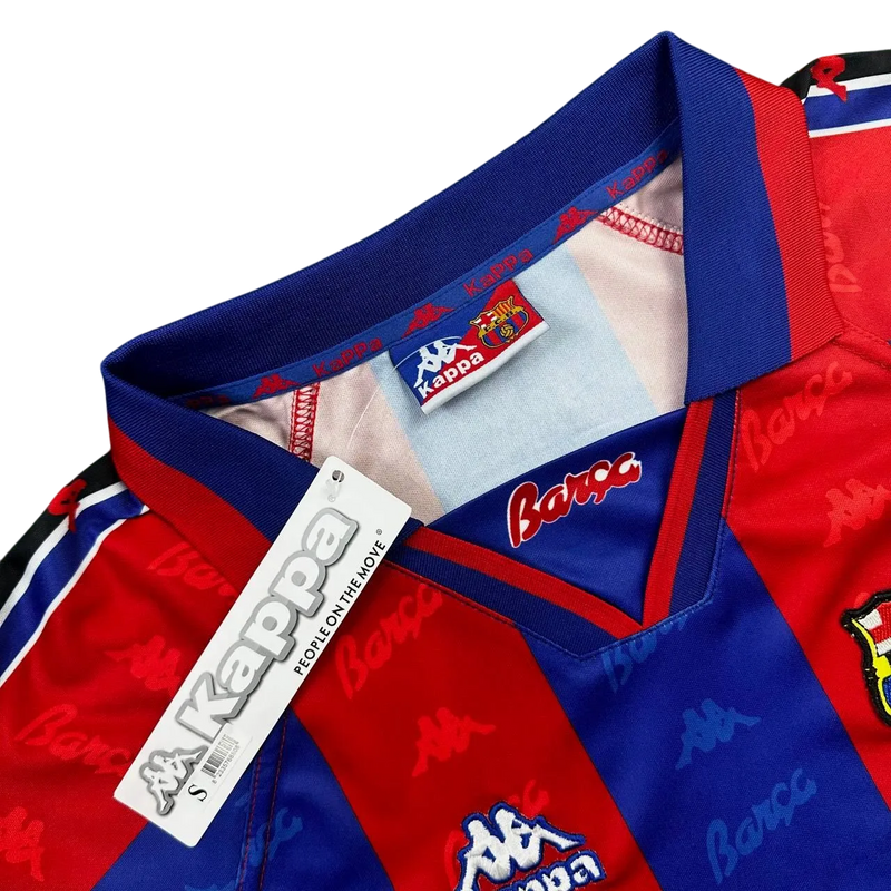 Camisa Barcelona Kappa - 1996/97 - Versão Retrô