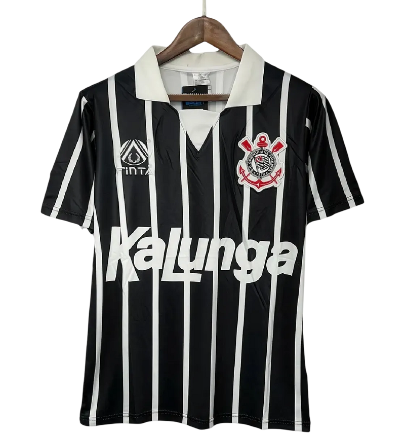 Camisa Corinthians Kalunga - 1990 -  Versão Retrô