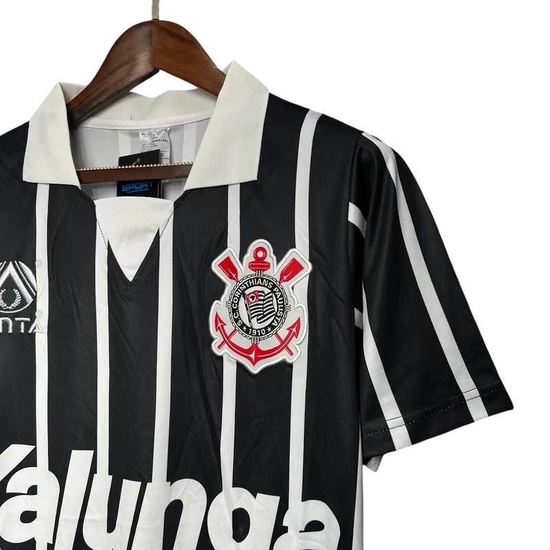 Camisa Corinthians Kalunga - 1990 -  Versão Retrô