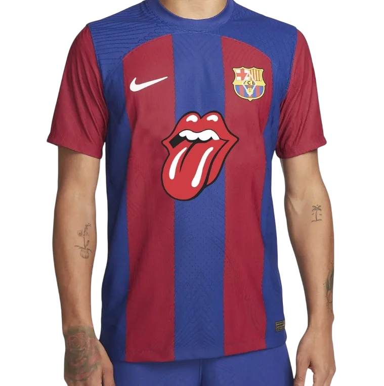 Camisa Barcelona Rolling Stones Home - 2023/24 - Torcedor Masculino
