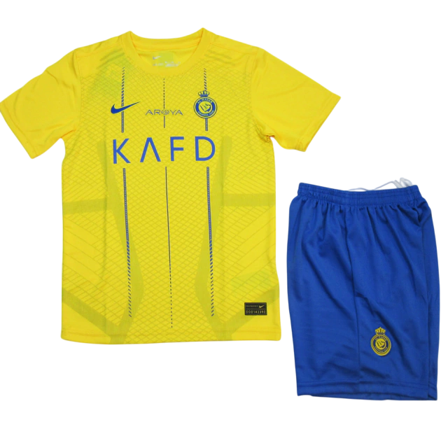 Conjunto Com Manga Al - Nassr - Torcedor Masculino - 2025/2026 (Cópia)