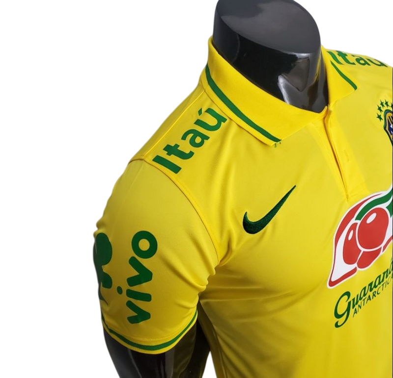 Camisa Brasil Home - 21/22 - Torcedor Masculina