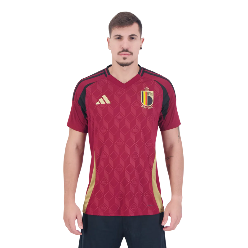 Camisa Bélgica Home - 2024/25 - Torcedor Masculina