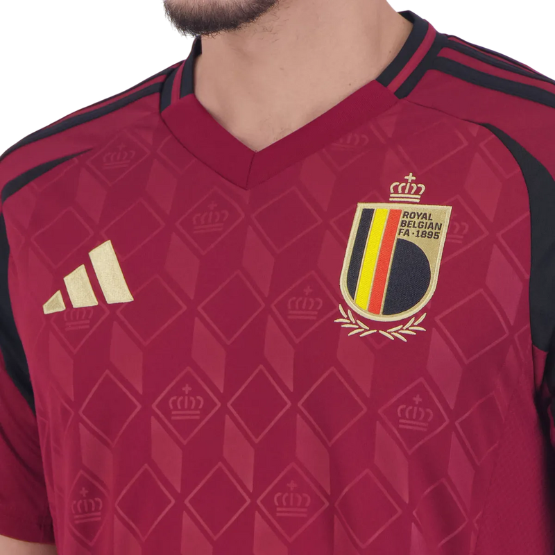 Camisa Bélgica Home - 2024/25 - Torcedor Masculina