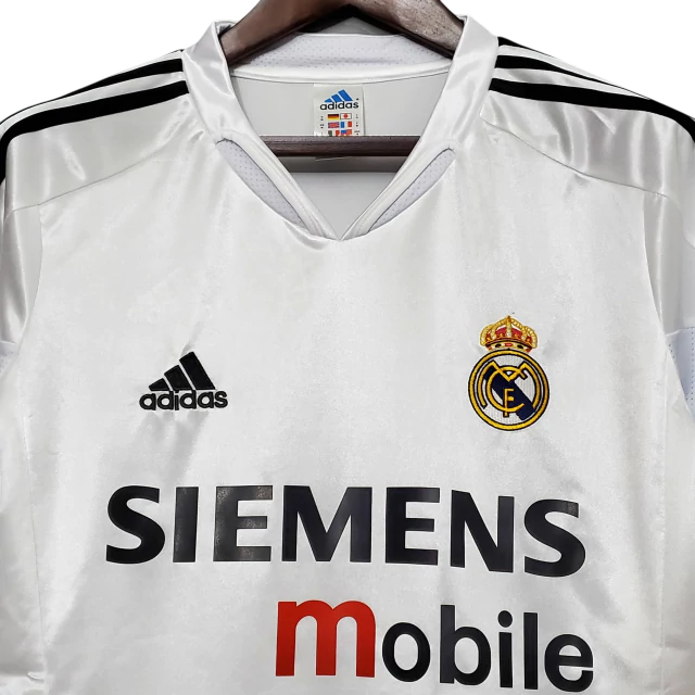 Camisa Real Madrid Home - 2004/05 - Versão Retro -