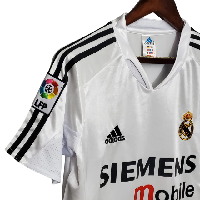 Camisa Real Madrid Home - 2004/05 - Versão Retro -