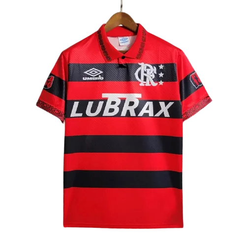 Camisa Flamengo Edição Comemorativa 'FLA 100' - 1995/96 - Versão Retro
