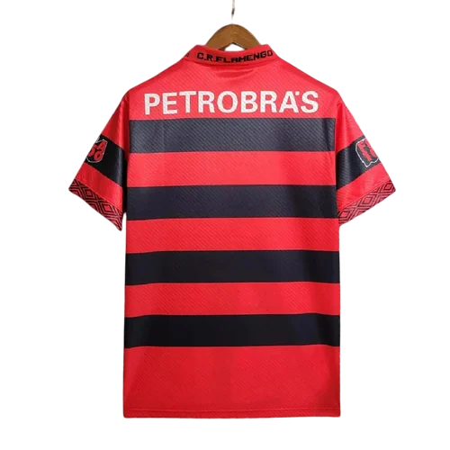 Camisa Flamengo Edição Comemorativa 'FLA 100' - 1995/96 - Versão Retro