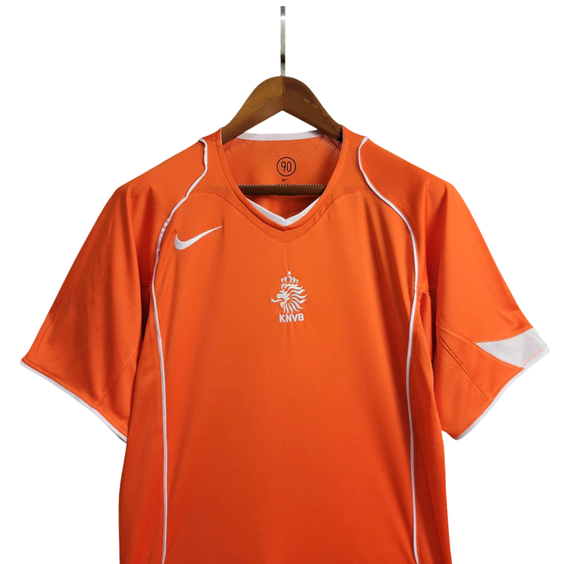 Camisa Holanda Home - 2004 - Versão Retro