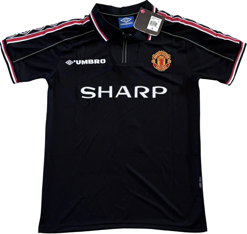 Camisa Manchester United Preta - 1998/99 - Versão Retro -