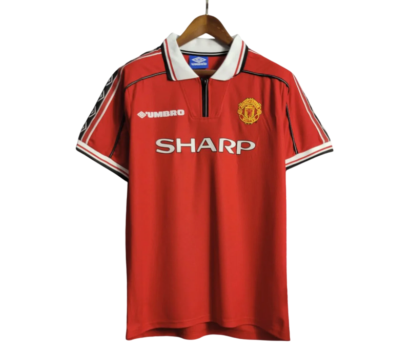 Camisa Manchester United Vermelha - 1998/99 - Versão Retro -