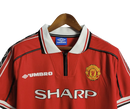 Camisa Manchester United Vermelha - 1998/99 - Versão Retro -