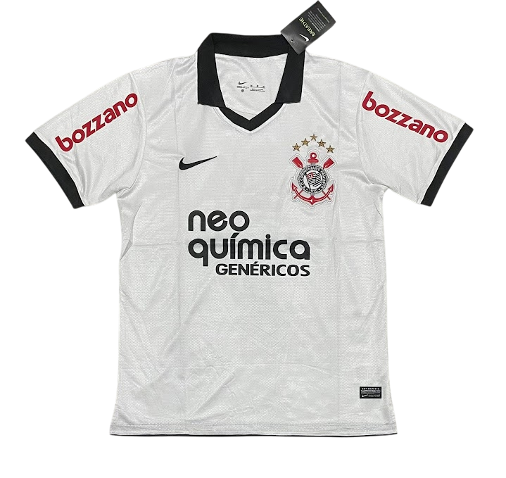 Camisa Corinthians Home - 2011/12- Versão Retro -