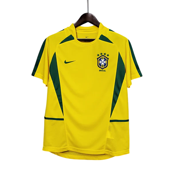 Camisa Brasil - Home 2002 - Versão Retro -