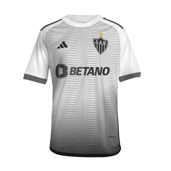 Camisa Atlético Mineiro Away 24/25 - Torcedor Masculina - Branco e Preto