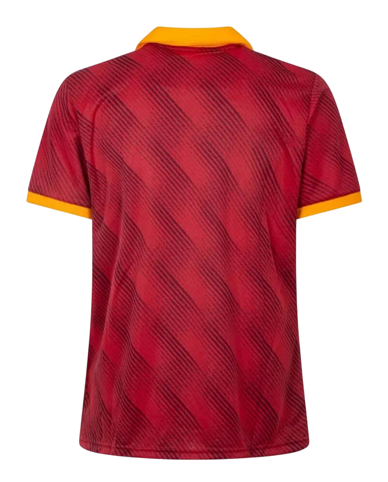 Camisa Roma Home - Vermelha Anos 90 Derby 183 - 2024/25 - Torcedor Masculina