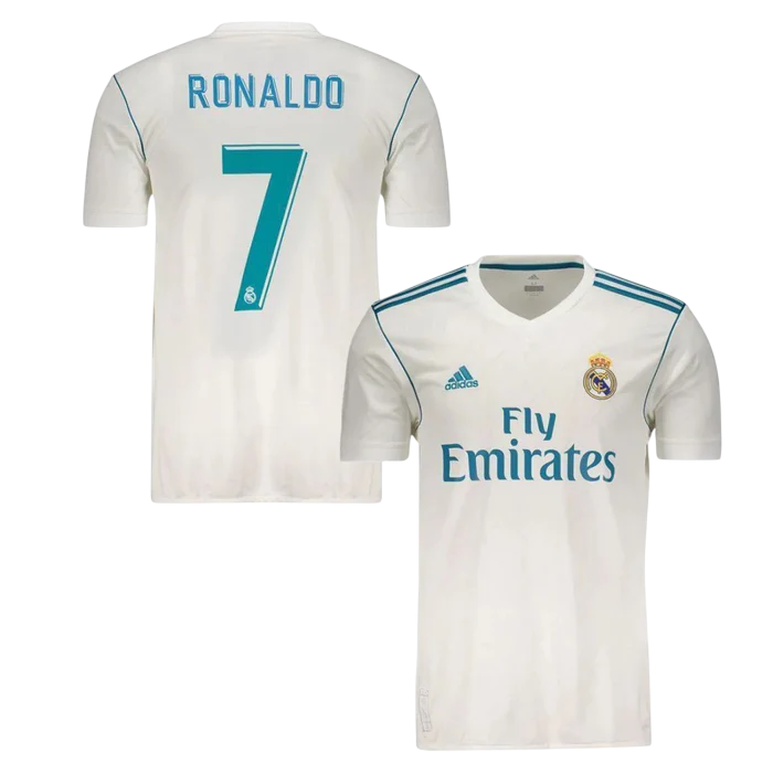 Camisa Real Madrid Home - 17/18 - Versão Retro -