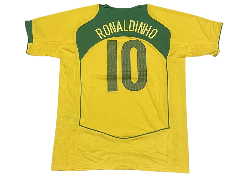 Camisa Brasil Home - 2004- Versão Retro -