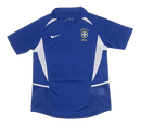 Camisa Brasil Away  - 2002 - Versão Retro - Azul