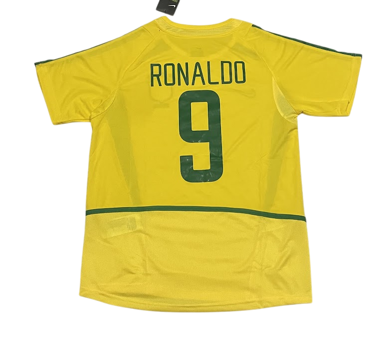 Camisa Brasil - Home 2002 - Versão Retro -