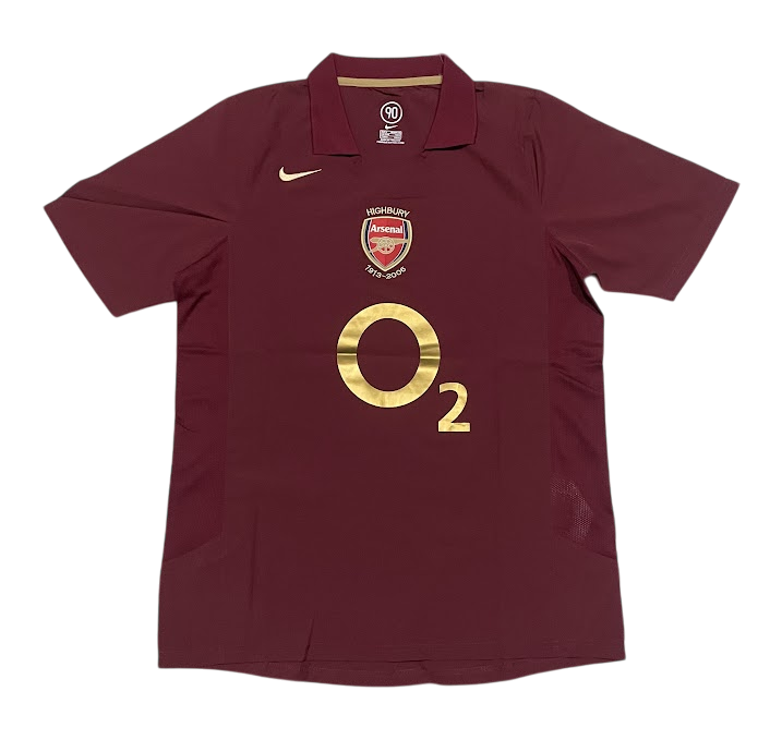 Camisa Arsenal Home 05/06 - Versão Retro