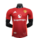Camisa Manchester United Home 2024/25 Jogador Adidas Masculino - Vermelha e Branca
