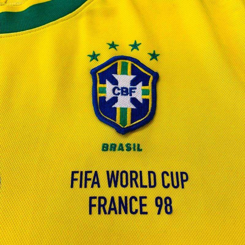 Camisa Brasil Home - 1998 - Versão Retrô