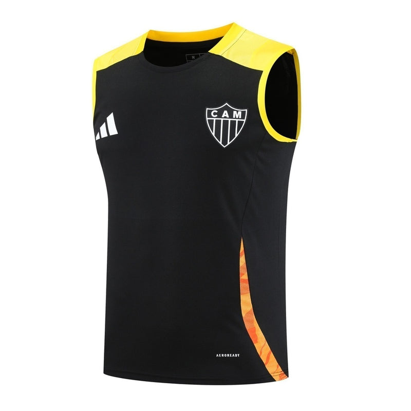 Regata Atlético Mineiro Treino - 2025/26 - Torcedor Masculina - Preto e Amarelo